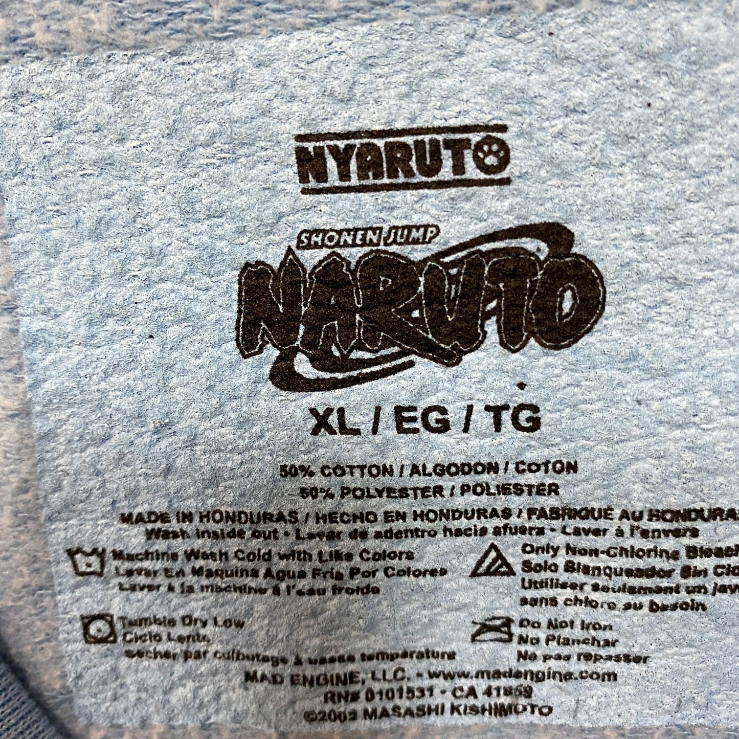 Nyaturo Kawaii Oversize Naruto Anime Crewneck Sweater XL