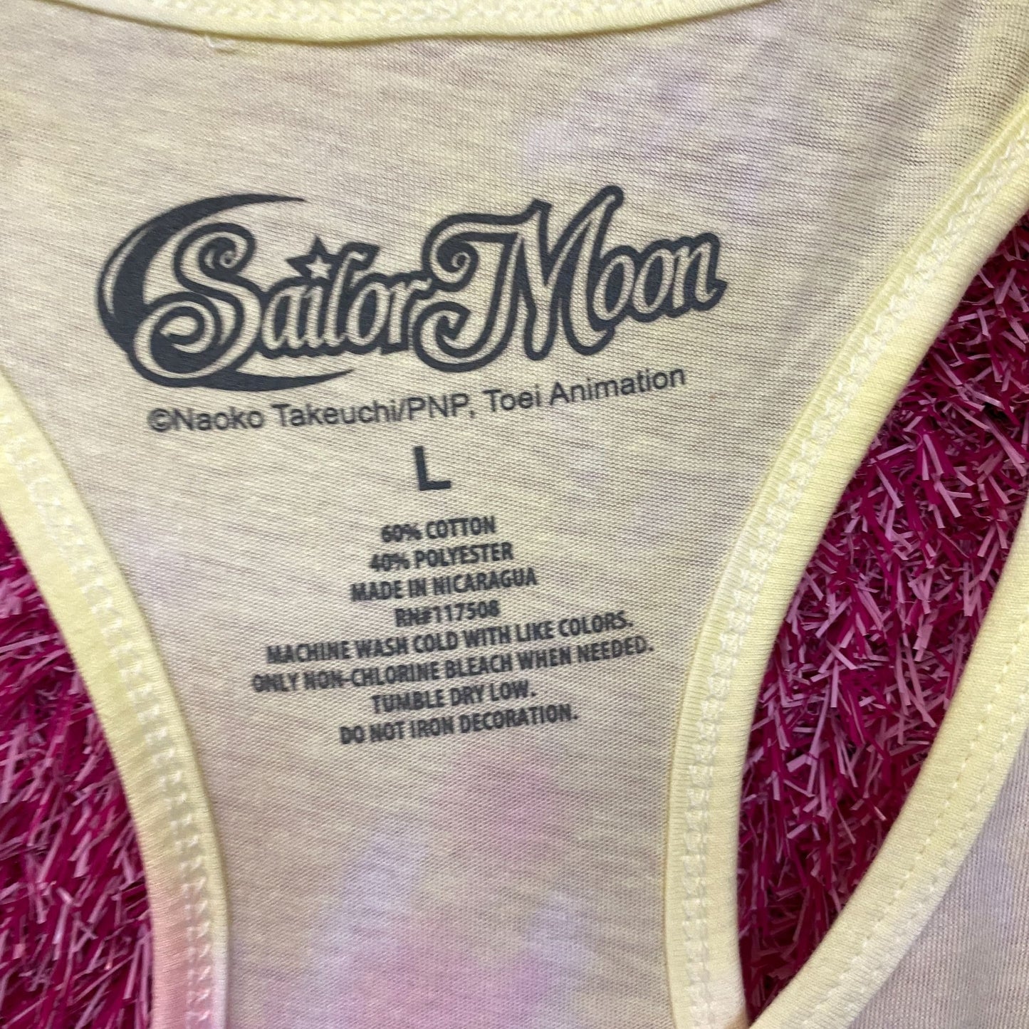 Sailor Moon Sailor Scouts Pastel Tie Dye Anime Graphic Design Tank Top