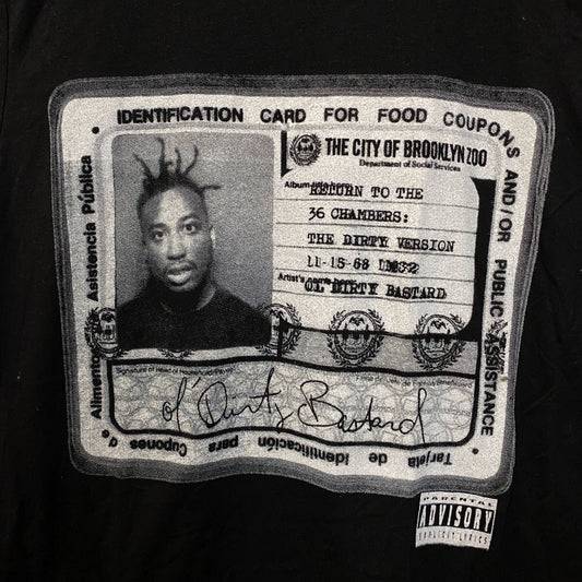 Ol Dirty Bastard Wutang Clan Rap Tshirt size Medium