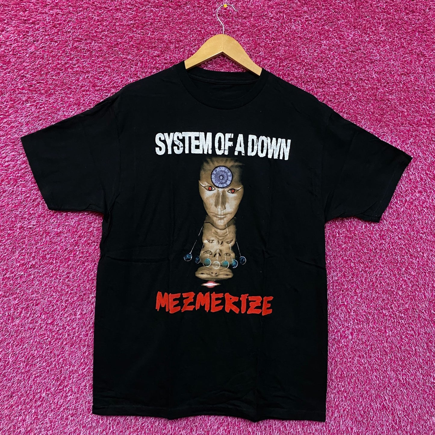 System of a Down Mesmerize Nu Metal rock Tshirt size Large