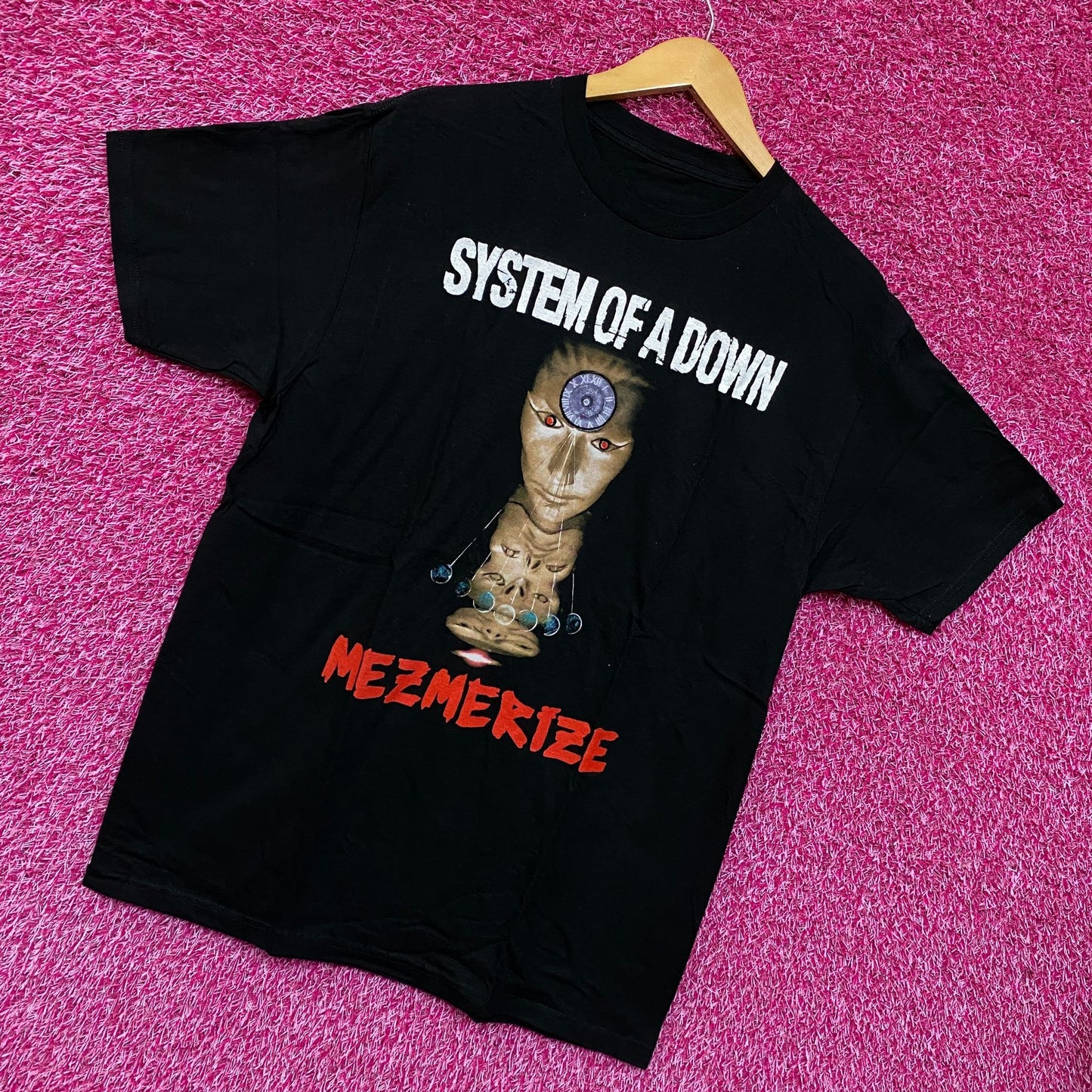 System of a Down Mesmerize Nu Metal rock Tshirt size Large