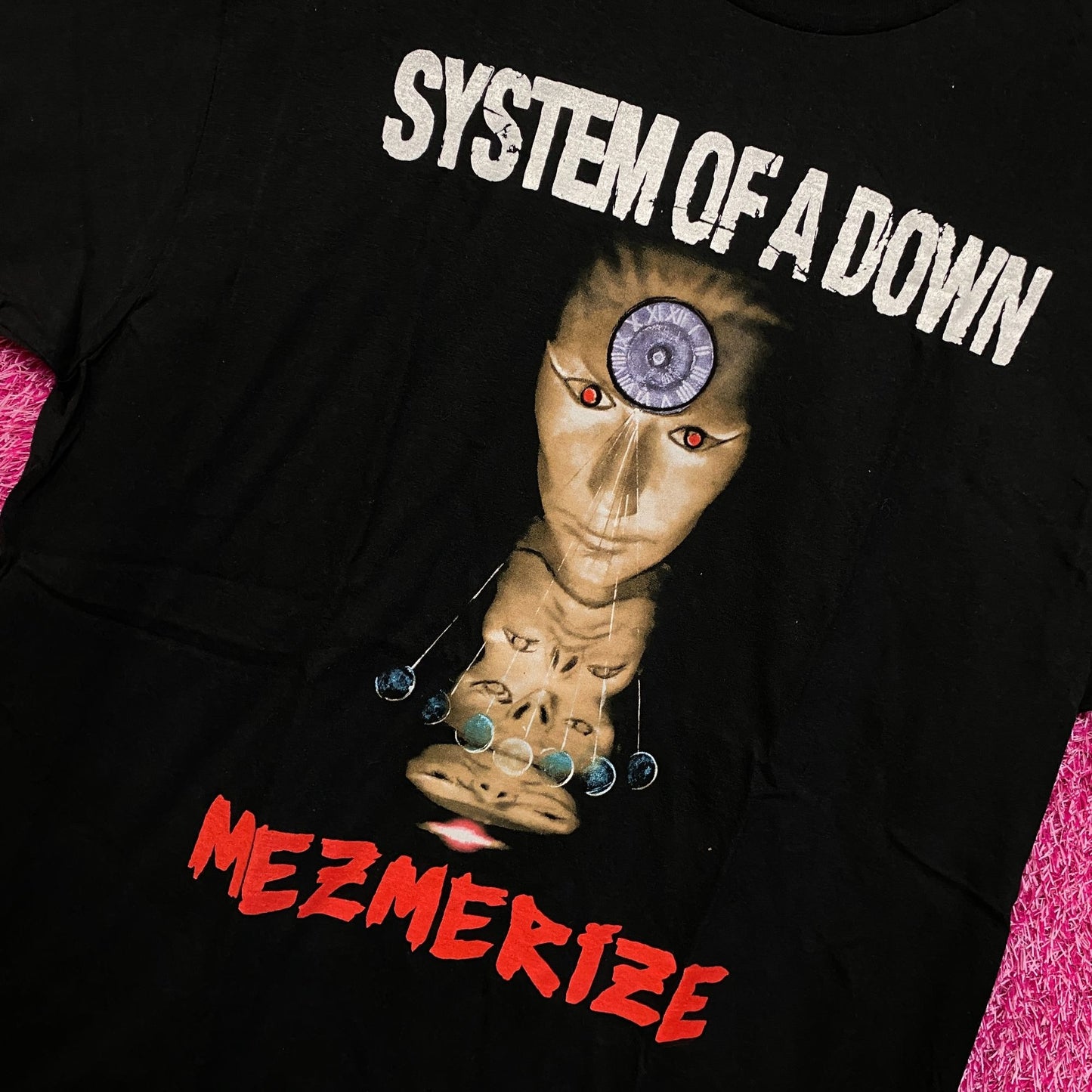 System of a Down Mesmerize Nu Metal rock Tshirt size Large