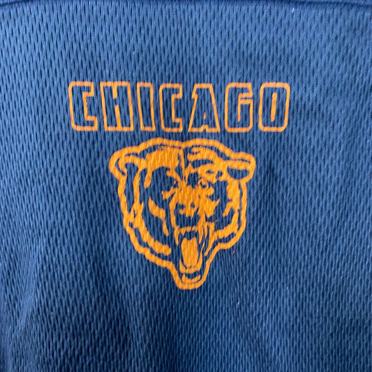 NFL Chicago Bears Navy Blue Long Sleeve Waffle Shirt Medium