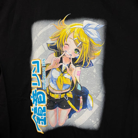 Hatsune Miku Kagamine Rin anime Tshirt size Extra Large