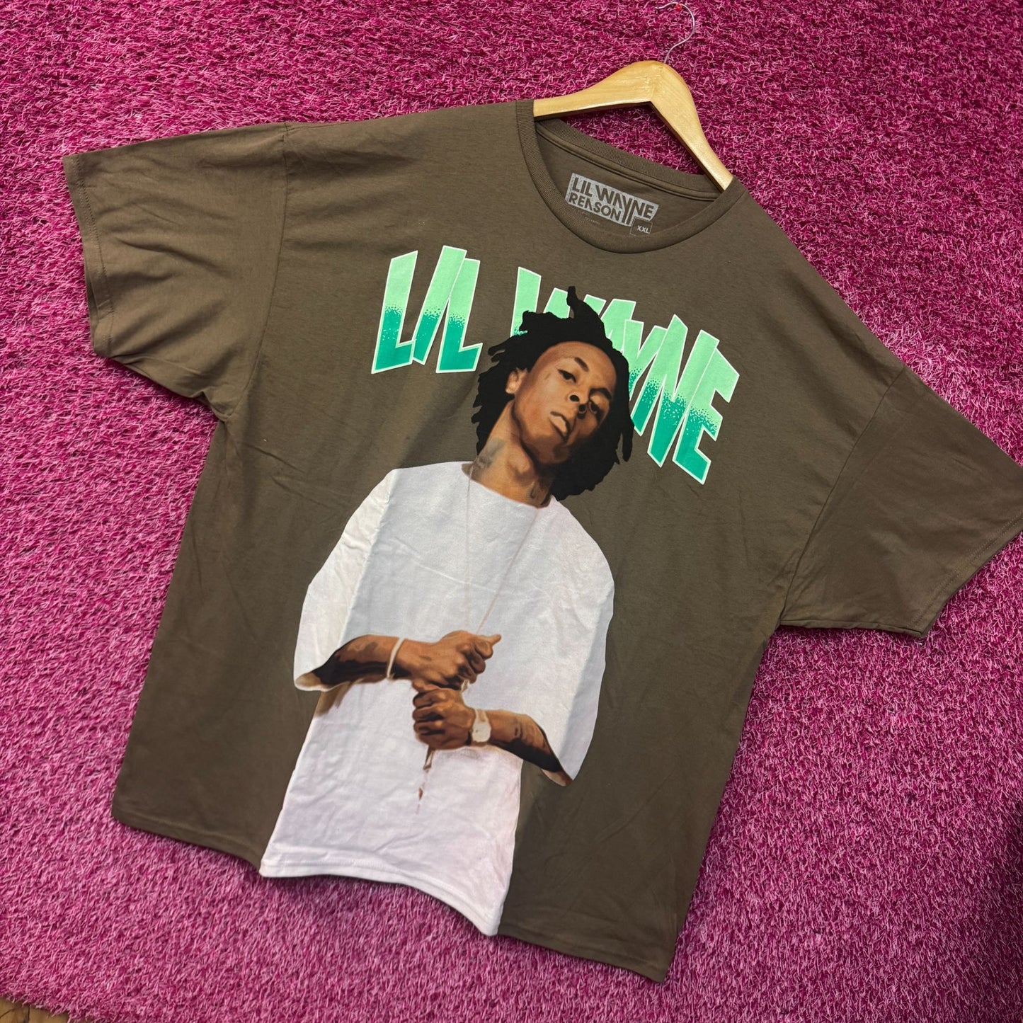 Reason x Young Money Lil Wayne Tha Carter Album Rap Tee XXL