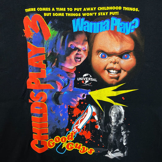 Chucky Childs Play 3 Wanna Play T-Shirt XL