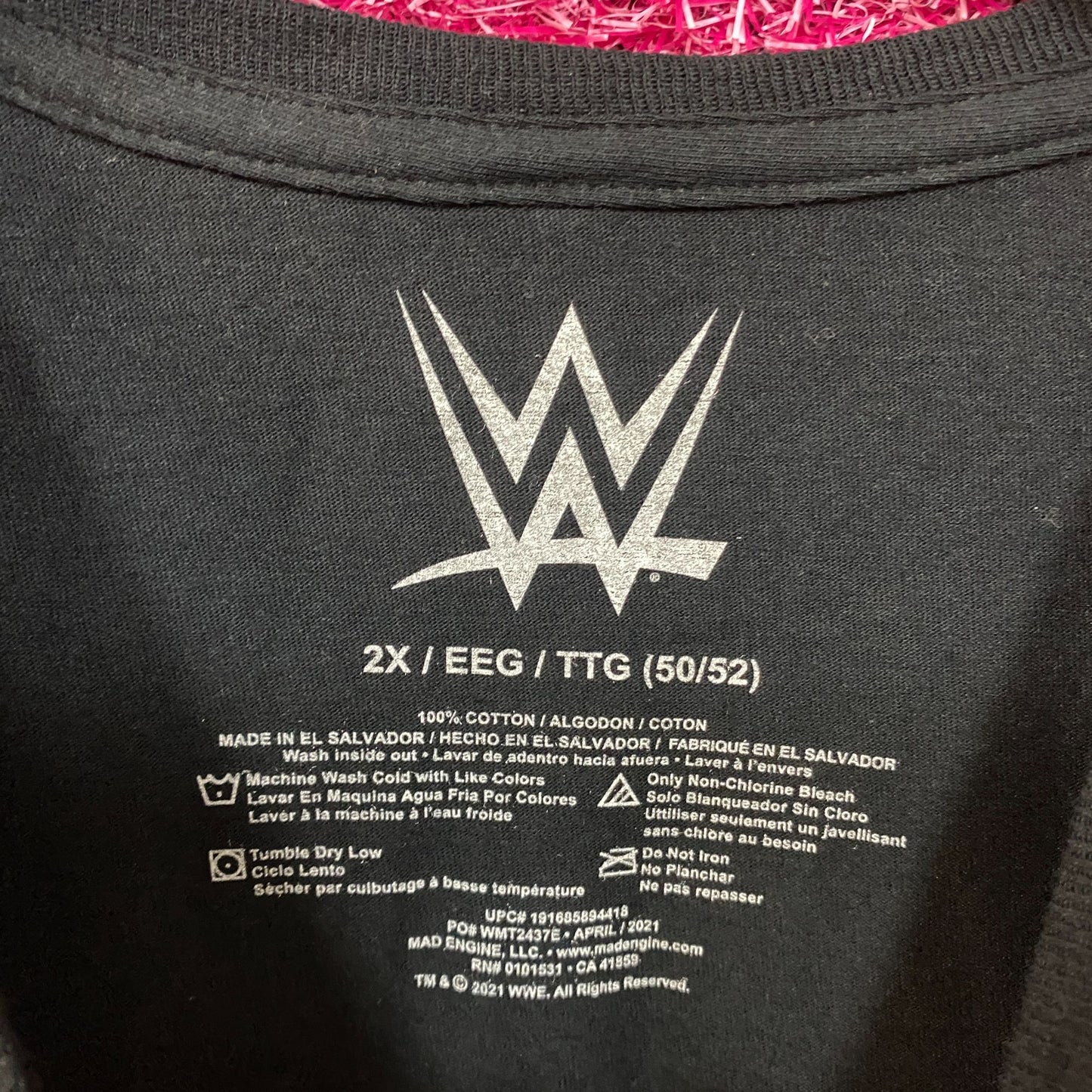 WWE Stone Cold Steve Austin 3:16 T-Shirt 2XL