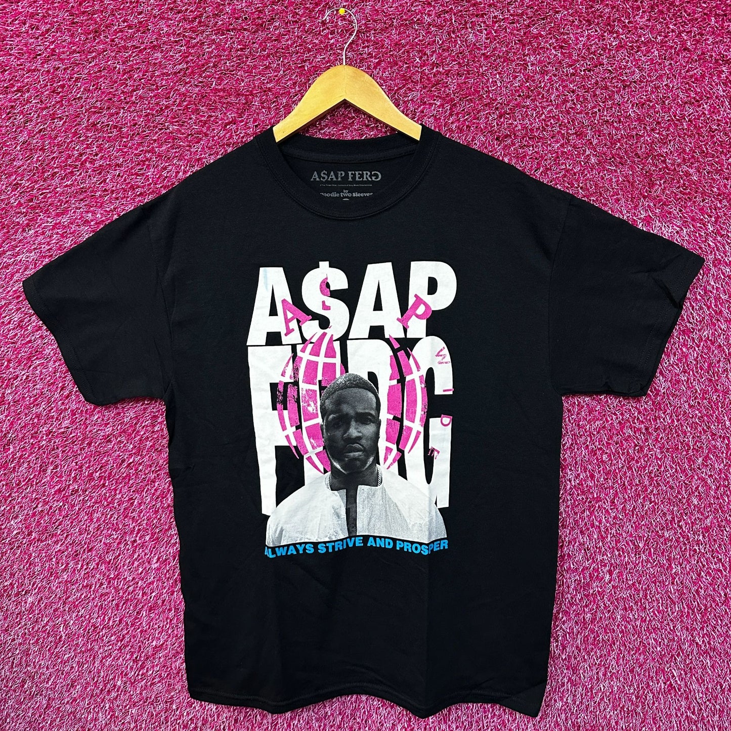 ASAP Ferg Always Strive and Prosper Rap Tshirt size Large