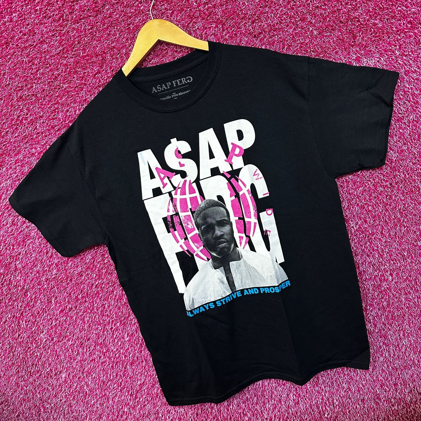 ASAP Ferg Always Strive and Prosper Rap Tshirt size Large