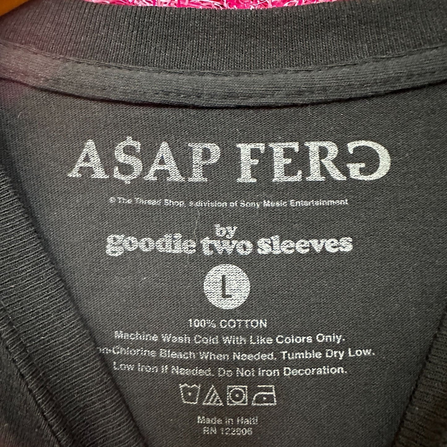 ASAP Ferg Always Strive and Prosper Rap Tshirt size Large