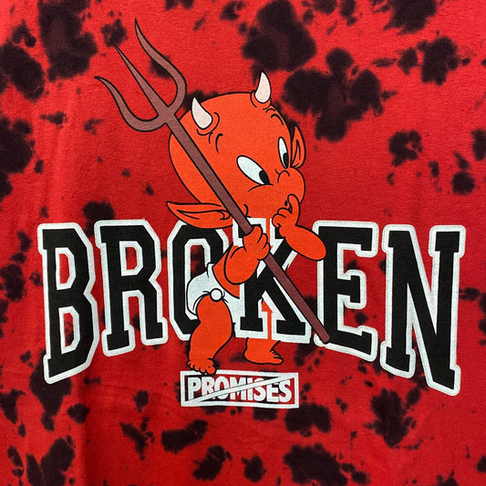 Broken Promises x Hot Stuff Little Devil Tie-Dye T-Shirt 2XL