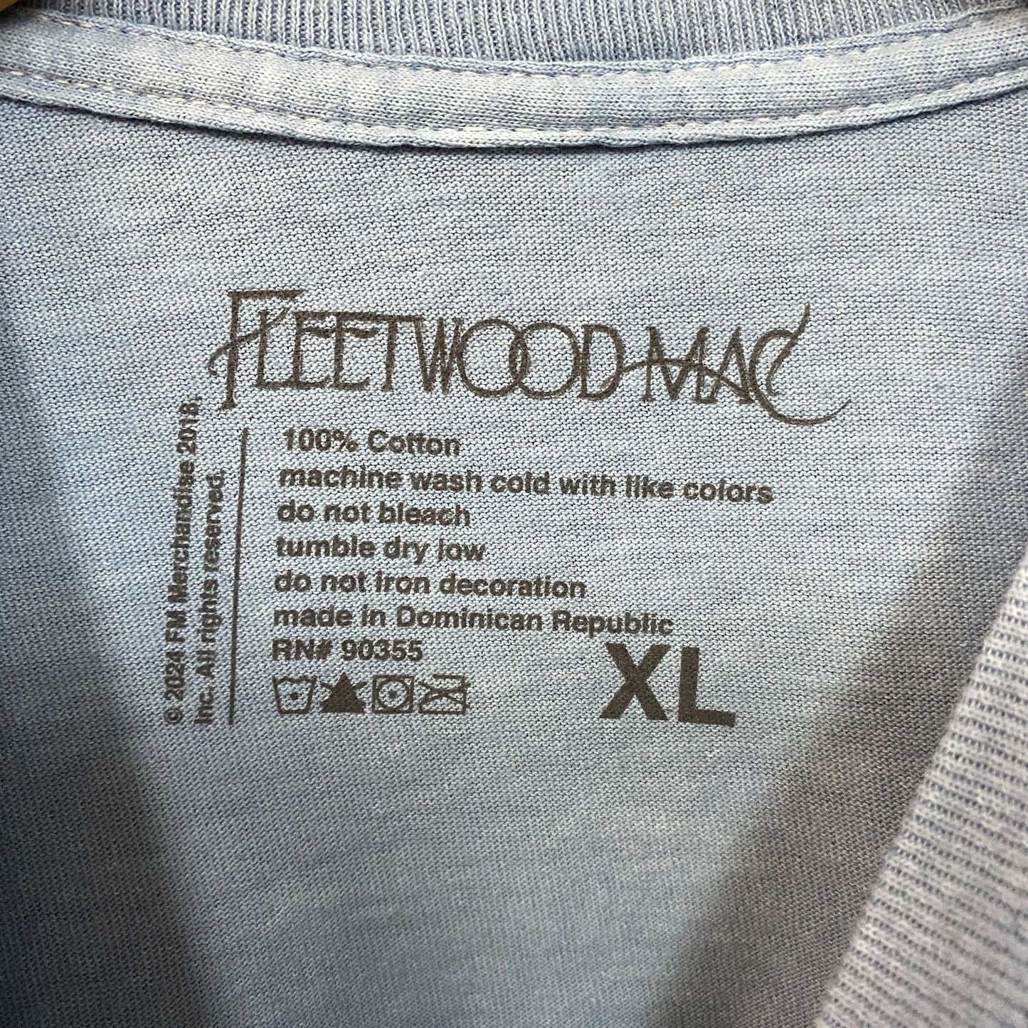 Fleetwood Mac Rumours Album Graphic T-Shirt XL