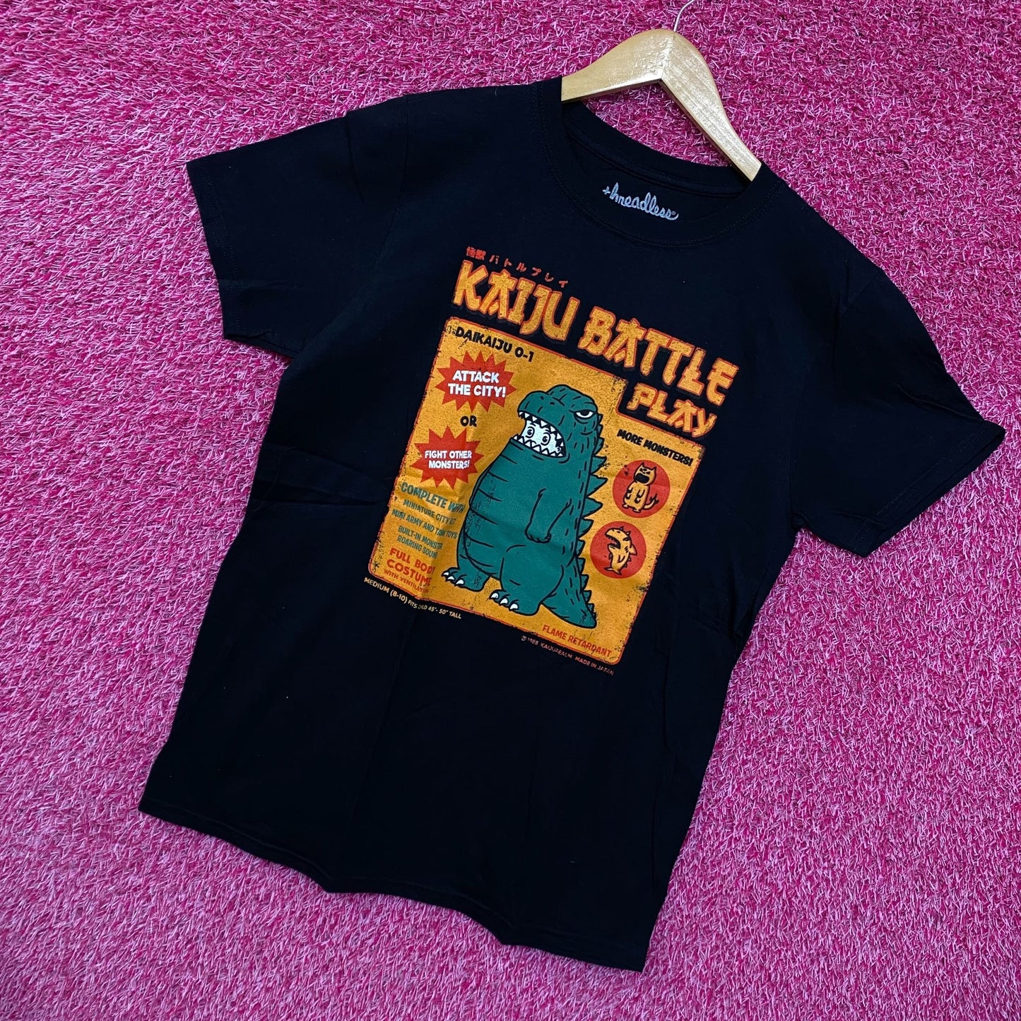 Kaiju Battle Play Godzilla costume Tshirt size medium