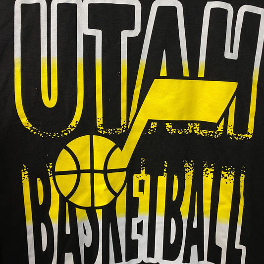 Junk Food Utah Basketball Graphic Raglan-Style Long-Sleeve Shirt Large