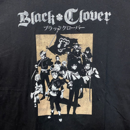 Black Clover Anime Manga Graphic Design T-Shirt XL