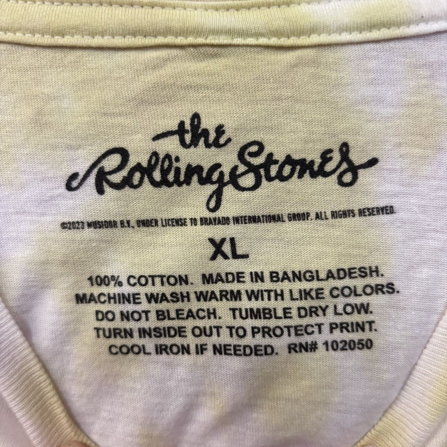 Rolling Stones Hot lips Sunset Tie Dye T-Shirt XL