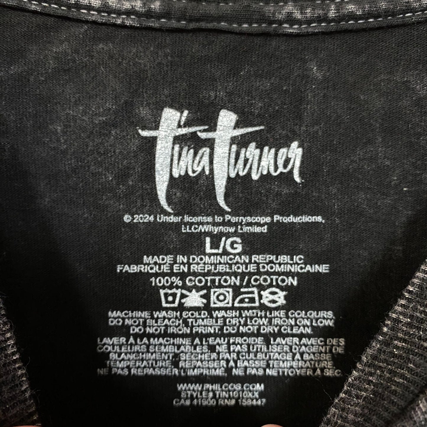 Tina Turner Wildest Dream Album Tour T-Shirt Large