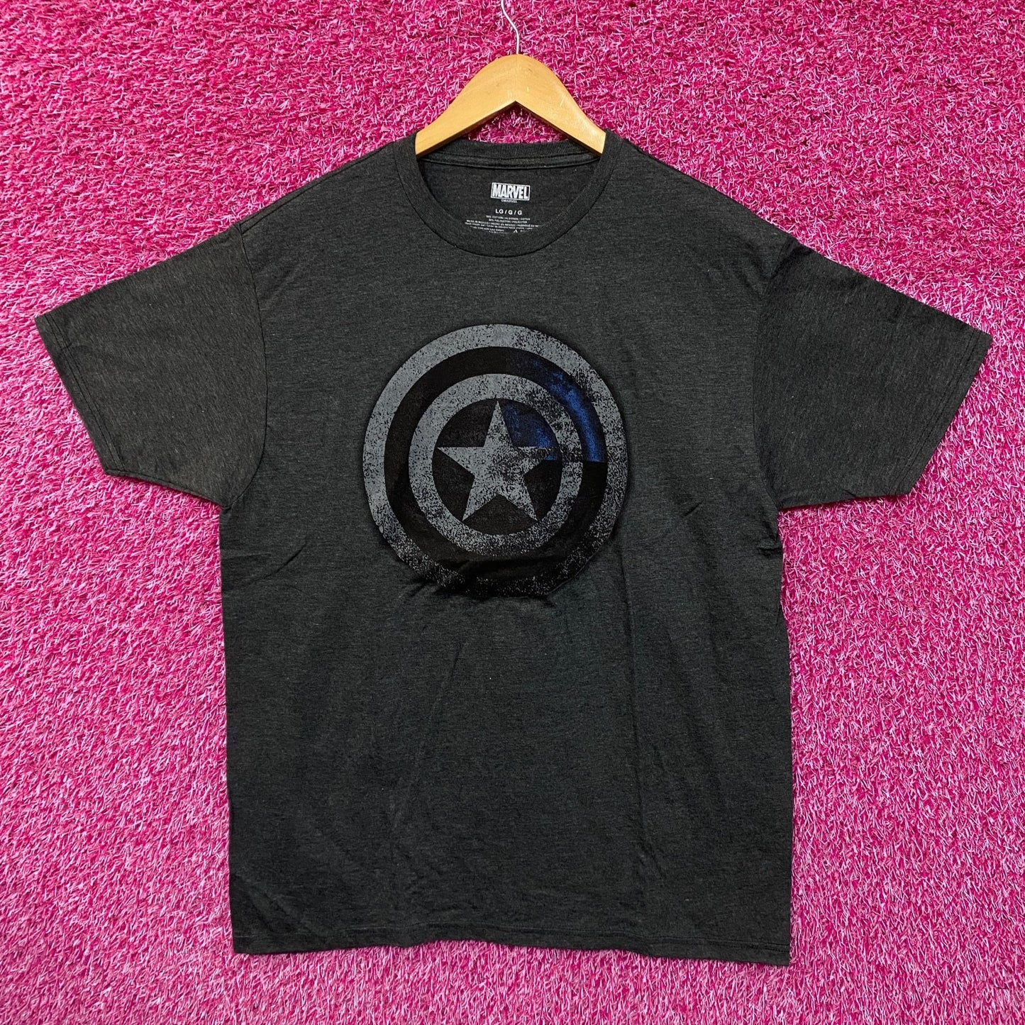 Captain America Salute to First Responders Marvel Tee L