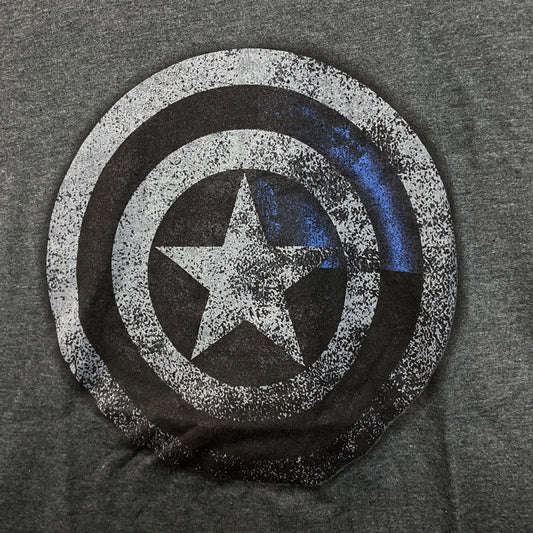 Captain America Salute to First Responders Marvel Tee L