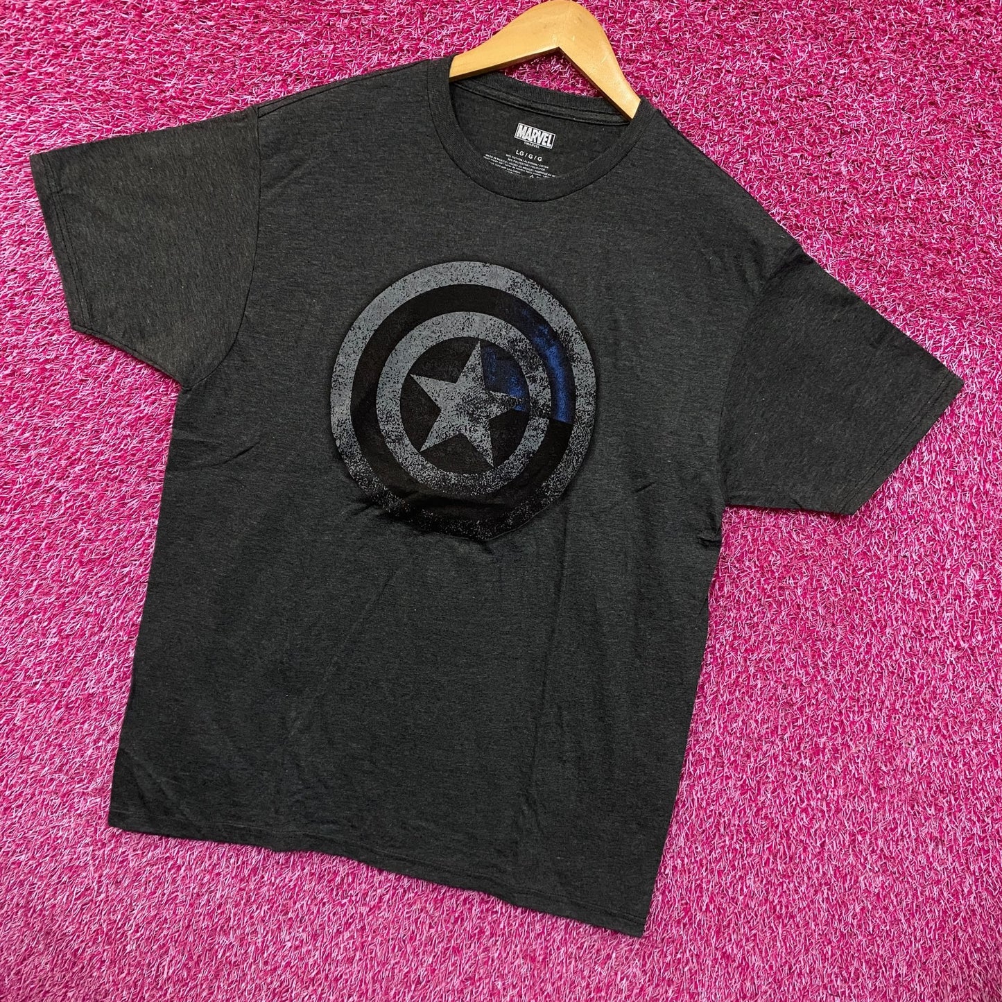 Captain America Salute to First Responders Marvel Tee L