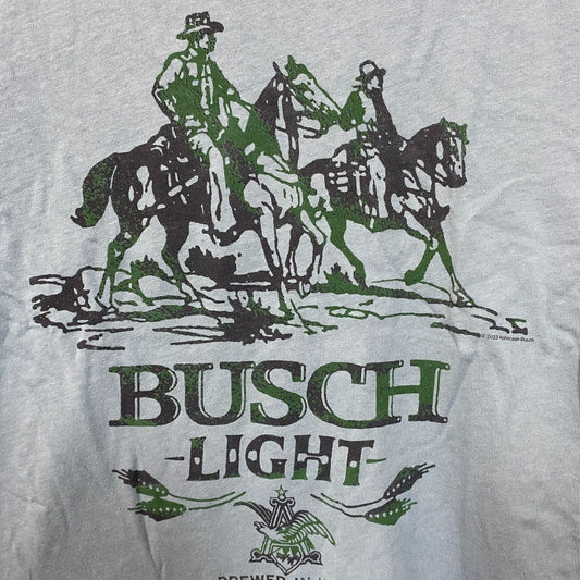 Junk Food Clothing Busch Light Vintage-Style T-Shirt Small