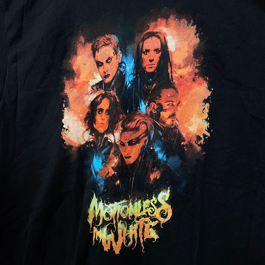 Motionless in White Watercolor Portrait T-shirt size extra large