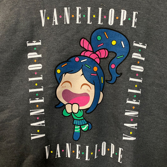 Disney Wreck-It Ralph Vanellope von Schweetz Crewneck Sweatshirt Large