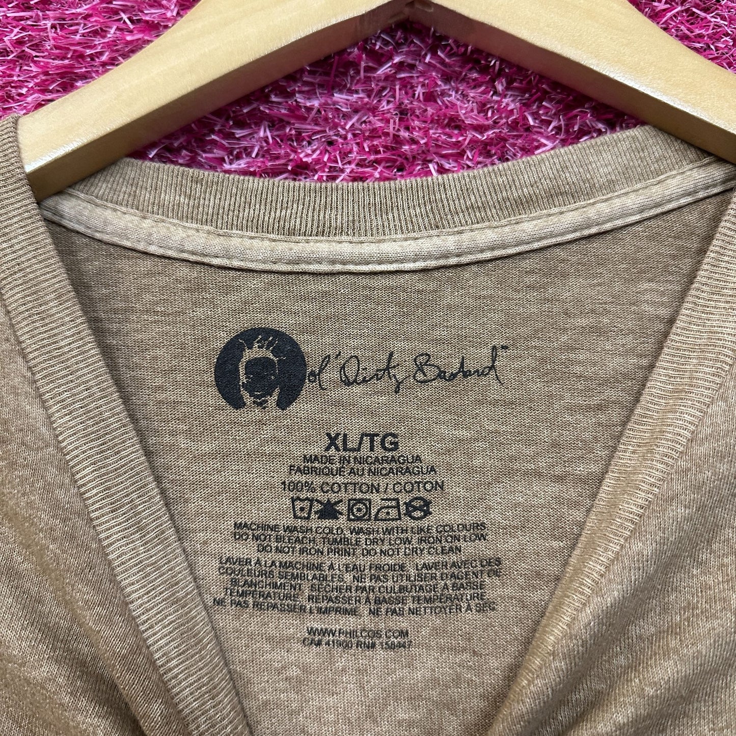 Wutang Clan Ol Dirty Batard oversized gold Tee XL