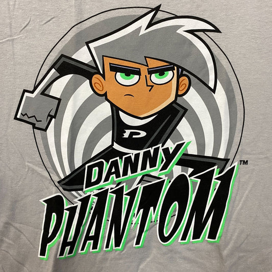 Nickelodeon Danny Phantom Spiral Retro Cartoon T-Shirt M