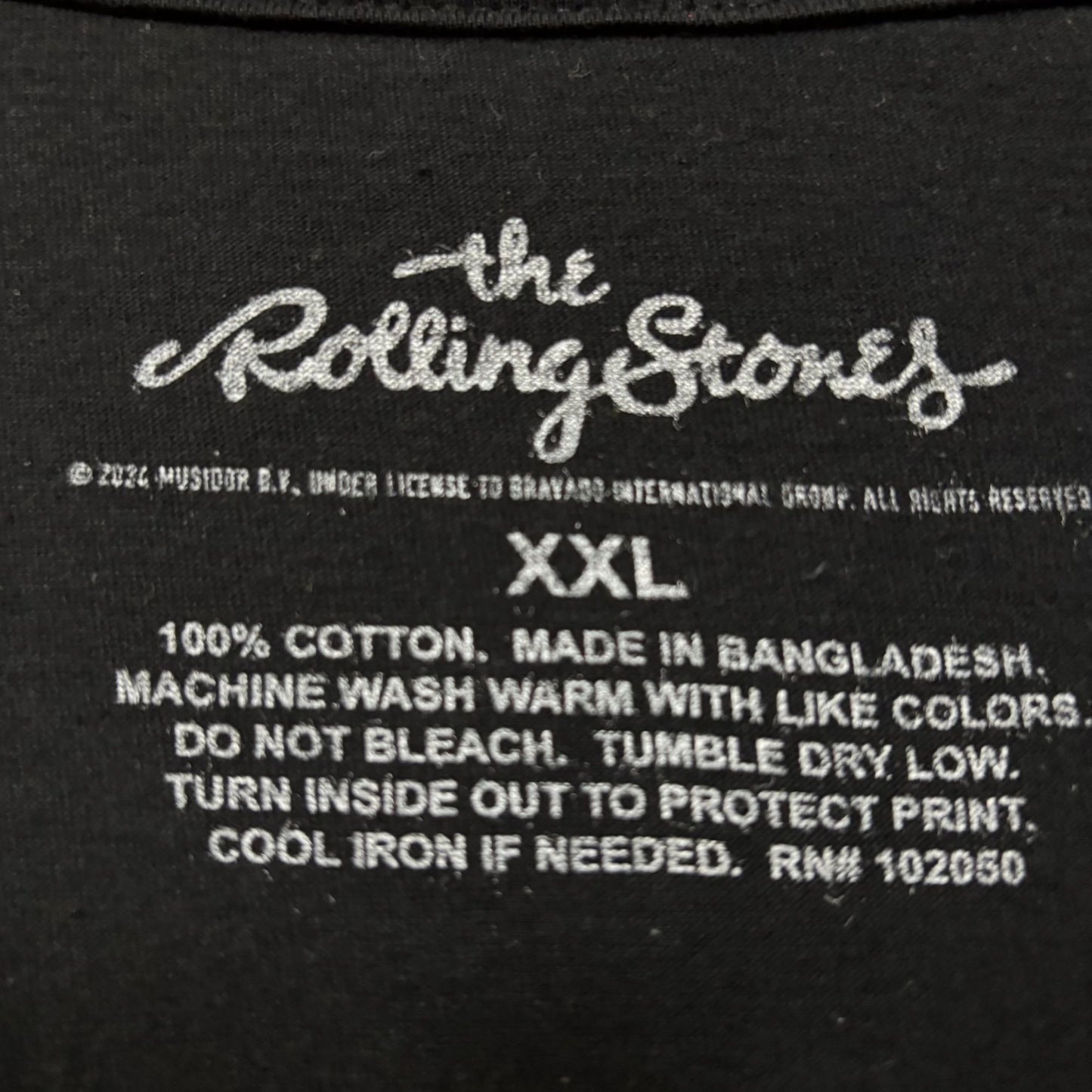 The Rolling Stones Hot Lips North American Tour 1975 T-Shirt XXL