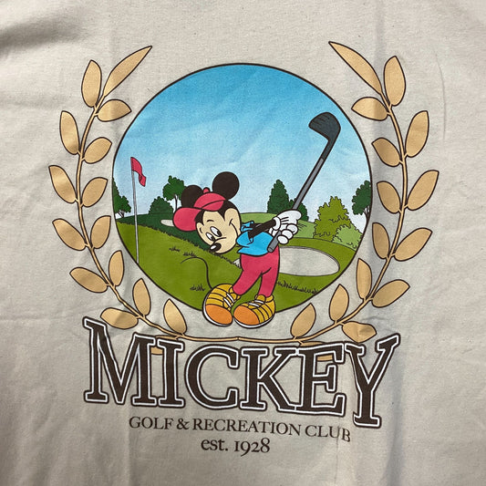 Mickey Mouse Golf FORE! Tshirt size Large