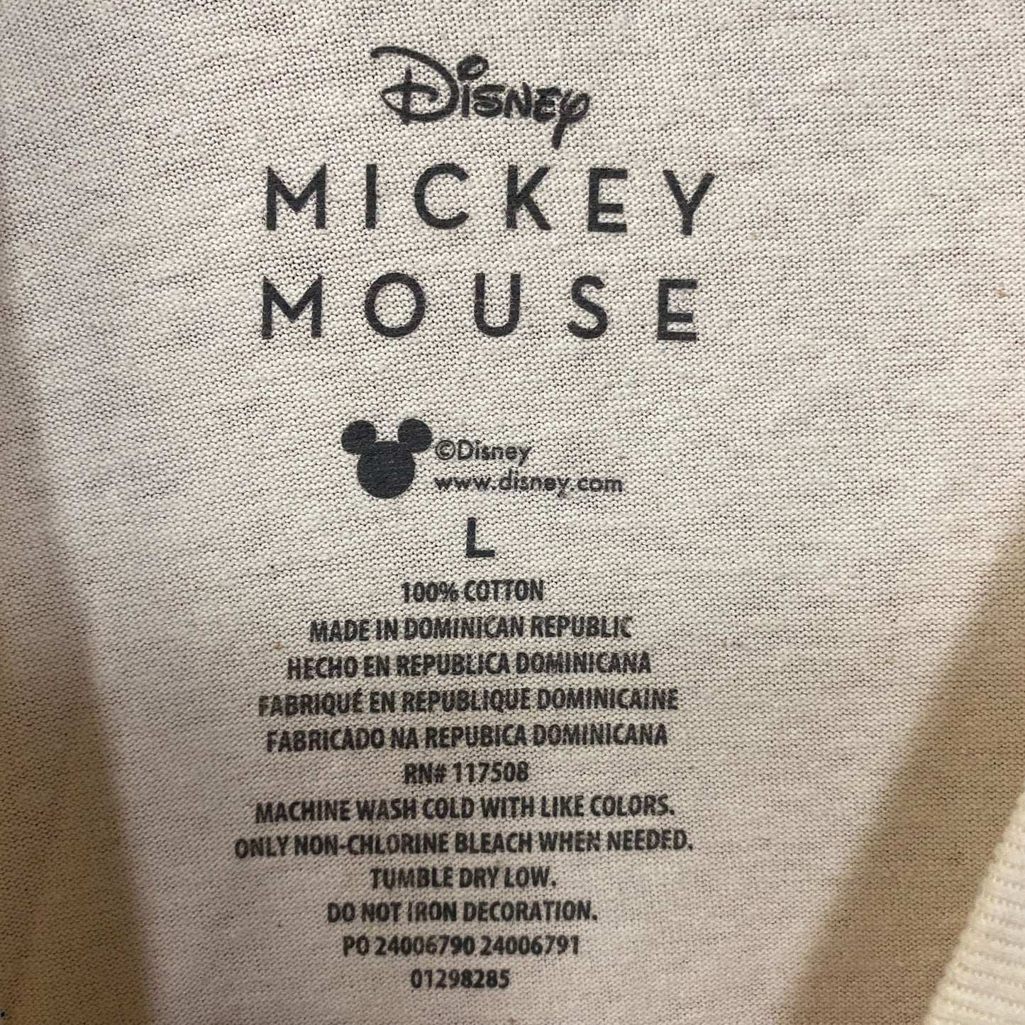 Mickey Mouse Golf FORE! Tshirt size Large