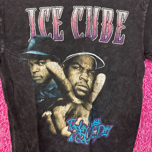 Ice Cube Today Was a Good Day West Coast Rap Acid Wash Tee M