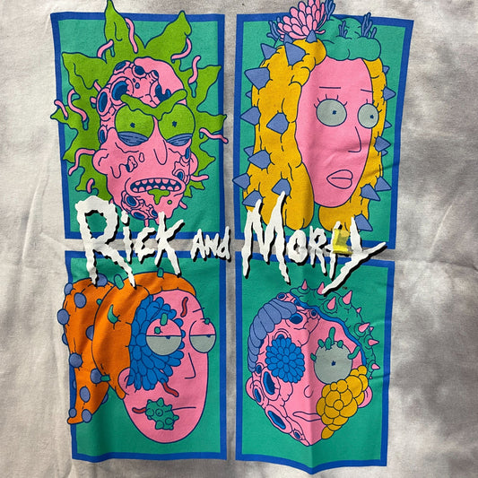 Adult Swim Rick & Morty Infected Tie Dye T-Shirt size Small