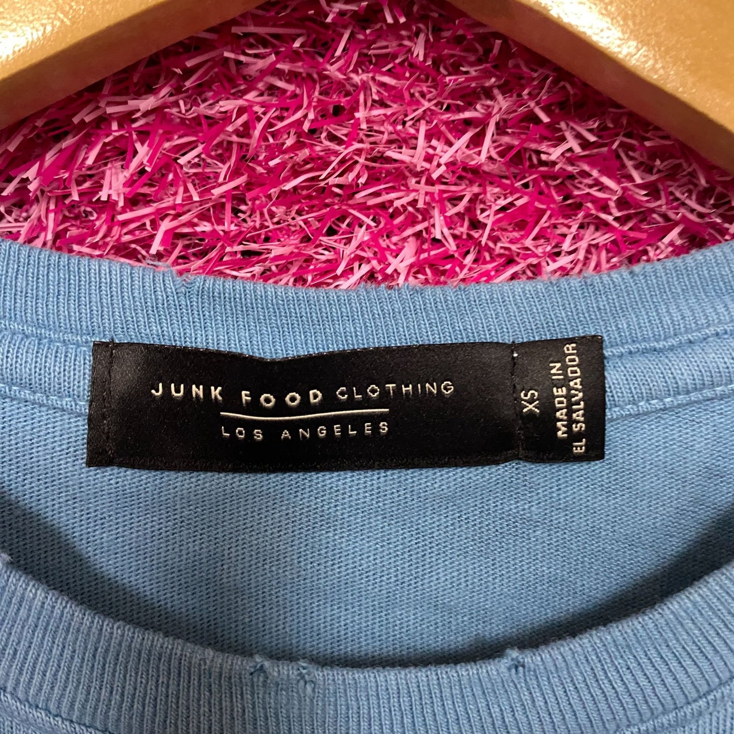 Busch Light Logo Brewed In U.S.A Cowboys Blue T-Shirt Extra Small