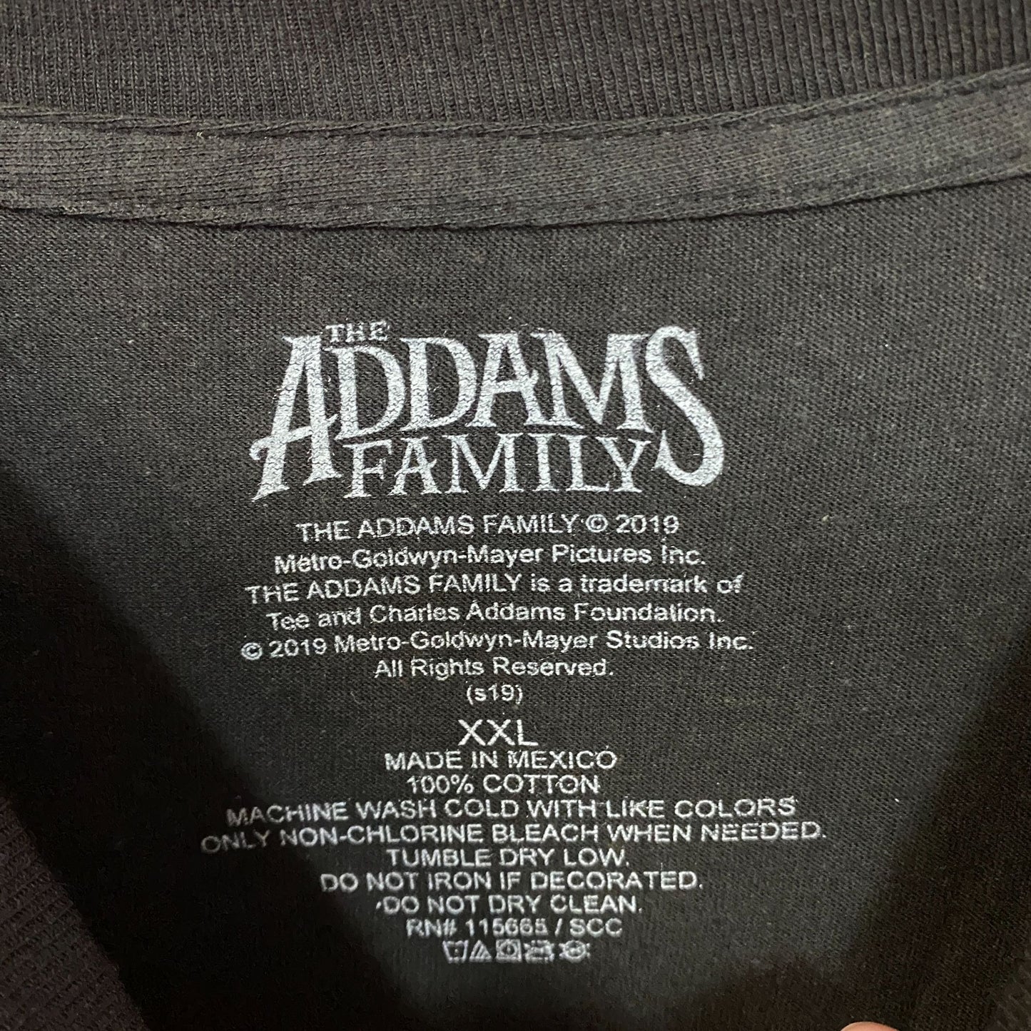 The Addams Family Portrait T-Shirt 2XL