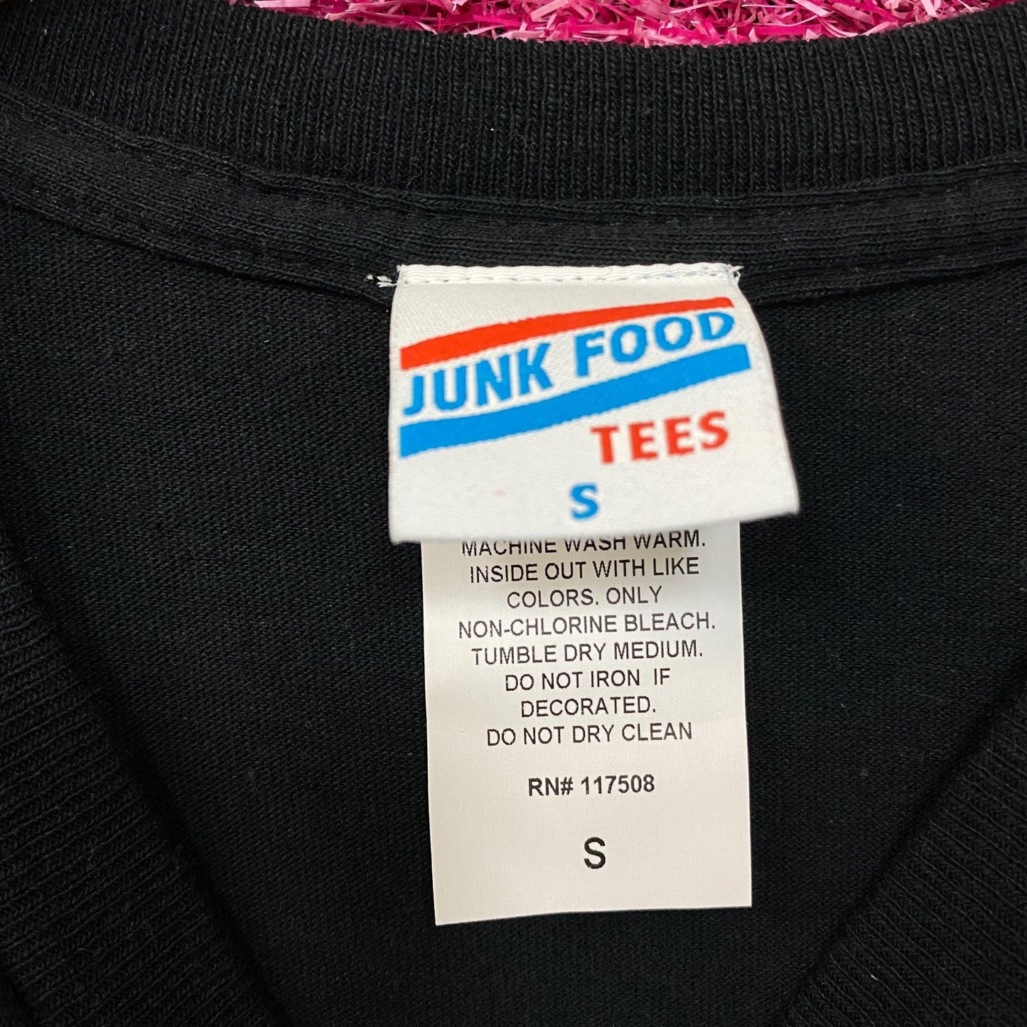 Def Leppard Love Bites Hysteria Tour 1987 Junk Food T-Shirt Small