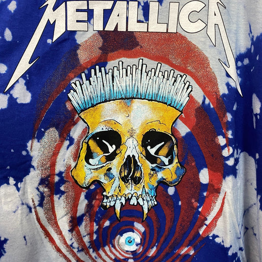 Metallica Vertigo You Will Be Rock Bleach Tie Dye T-Shirt XL