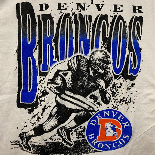 Junk Food Clothing NFL Denver Broncos Rushing Flea Market T-Shirt Small