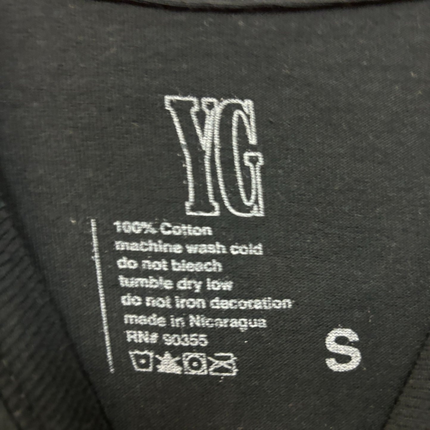 YG West Coast Rap Tshirt Long Sleeve Tshirt size Small