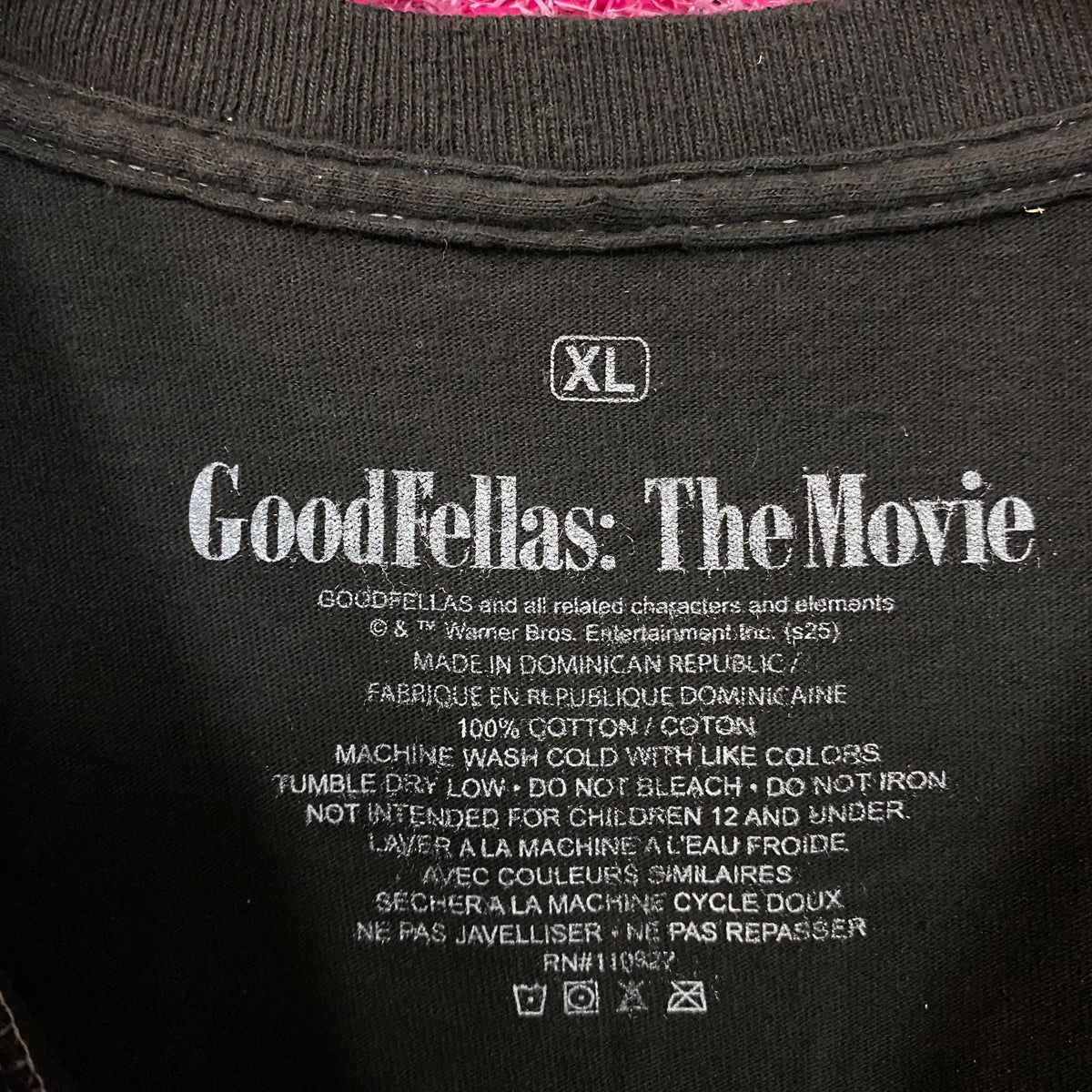 GoodFellas: The Movie "Three Decades of Life in the Mafia" Graphic T-Shirt XL