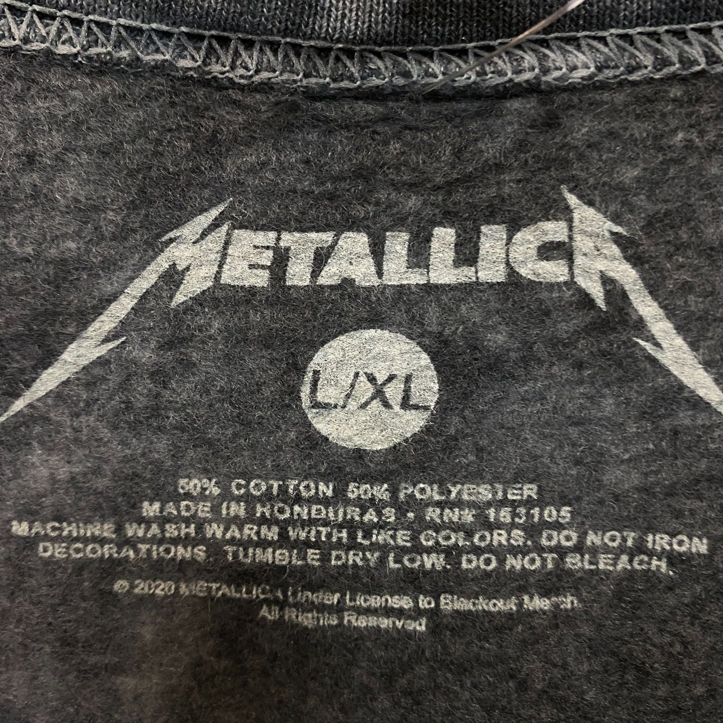 Metallica And Justice For All Tie Dye Crewneck Sweater L/XL