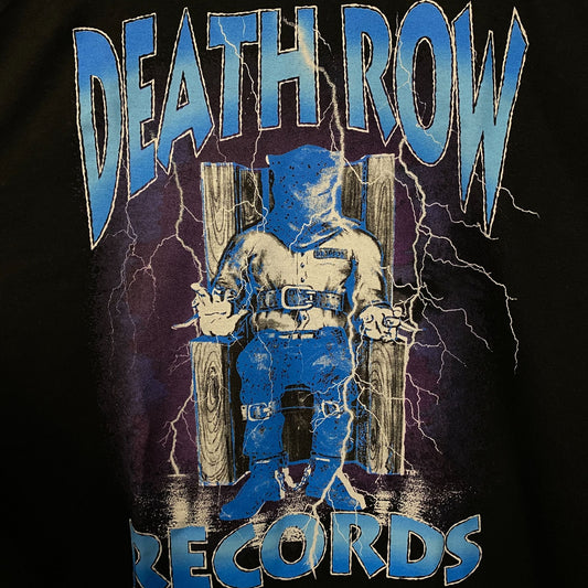 Death Row Records Electric Chair T-Shirt size Large