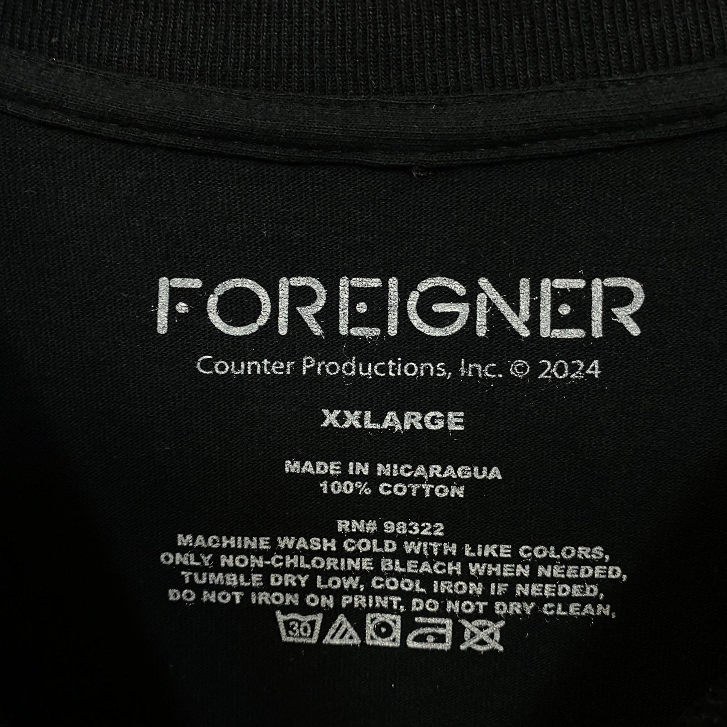 Foreigner Agent Provocateur I Wanna Know What Love Is T-Shirt 2XL