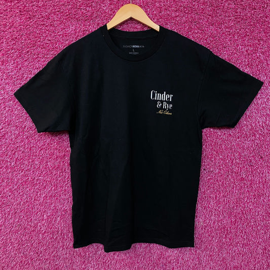 Fashion Nova Cinder & Rye Graphic T-Shirt Large