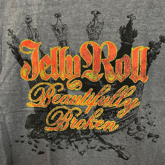Jelly Roll Beautifully Broken T-Shirt Size Small