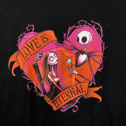 Love is Eternal The Nightmare Before Christmas Valentine's Day tee M