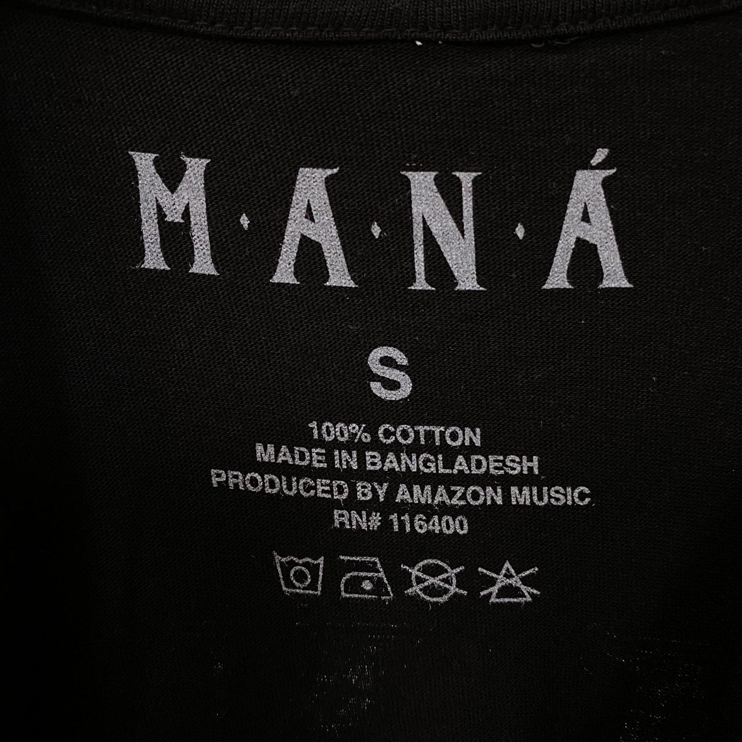 Maná "Vivir Sin Aire Tour" Rock Band T-Shirt Small