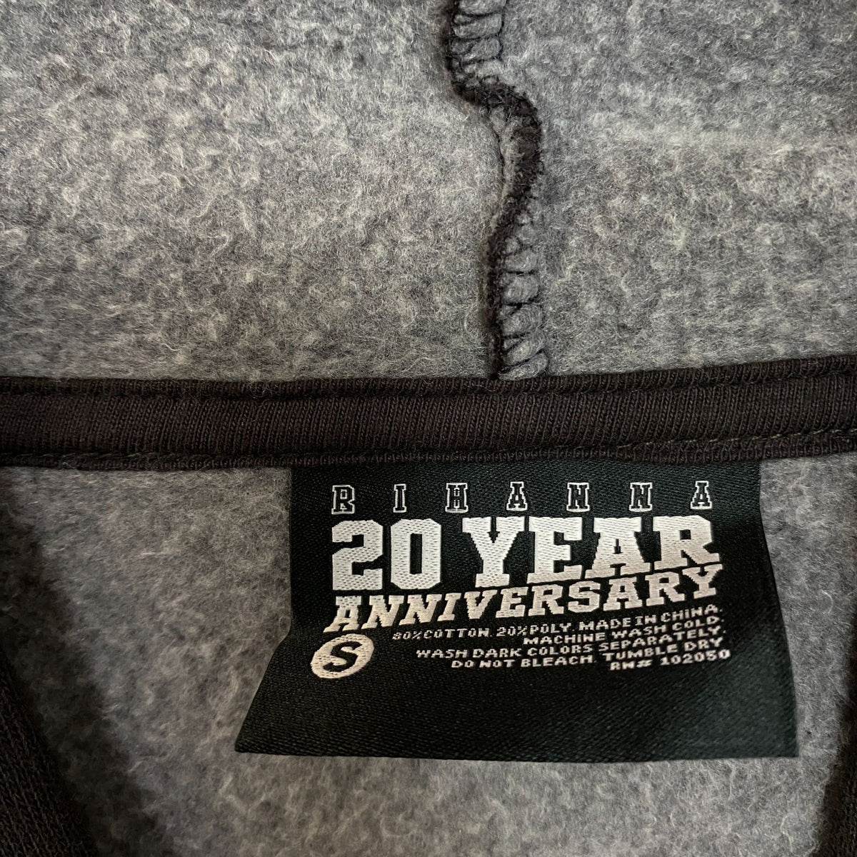 R20 "Rhenna" Rihanna 20-Year Anniversary Merch Collection Hoodie Small