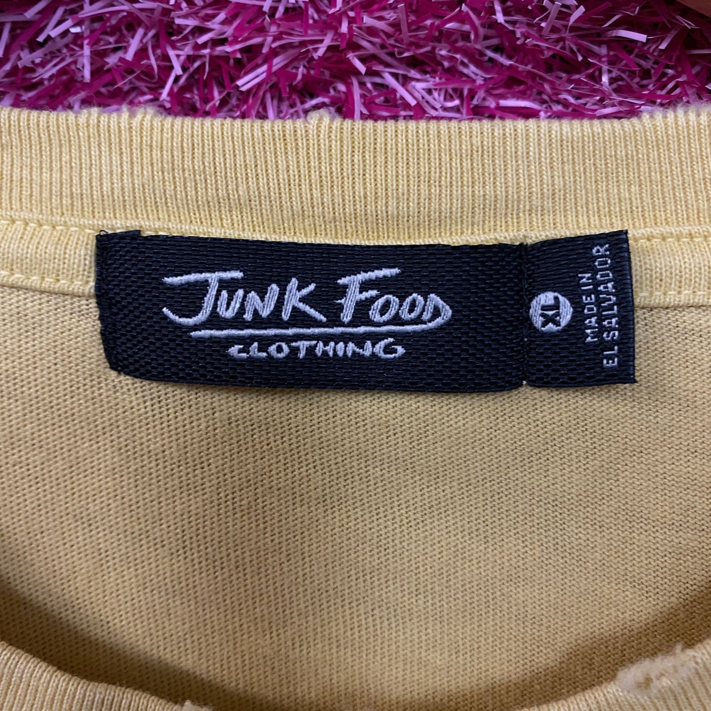 Junk Food Earl's Garage Vintage Style Graphic Women's T-Shirt XL